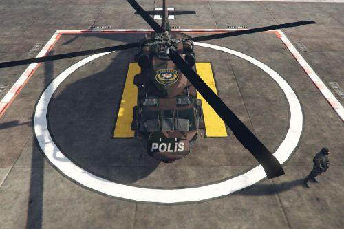 S-70 Turkish S.W.A.T. helicopter (Polis Özel Harekat helikopteri)